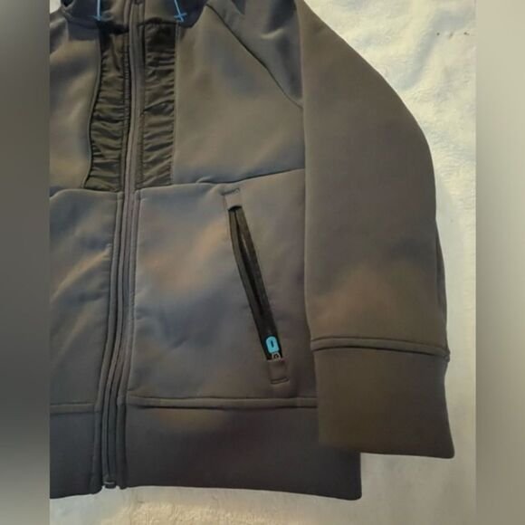 NWOT! medium Russell Athletics dark gray full zip pocketed Dry Power 360 jacket - Picture 6 of 9